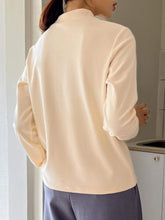 DAZY Letter Graphic Mock Neck Tee